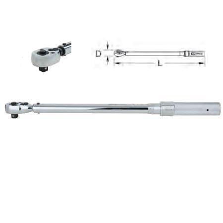1/4" TORQUE WRENCH, LEVER RATCHET, 1-6NM