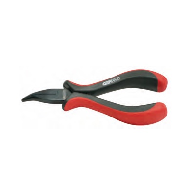 PRECISE LONG NOSE PLIER, CURVED, 130MM