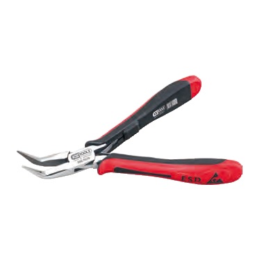 ESD long-nose pliers – curved – without cut